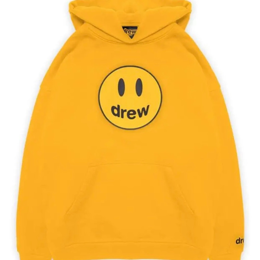 100% Authentic • drew house mascot hoodie • golden yellow • XXL